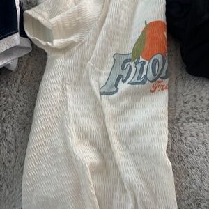 White Graphic T-Shirt with Florida Print